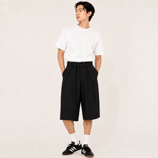 Kaze - Japanische Plissee-Shorts