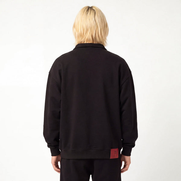 Shin - Half-Zip Relaxed Fit Sweatshirt
