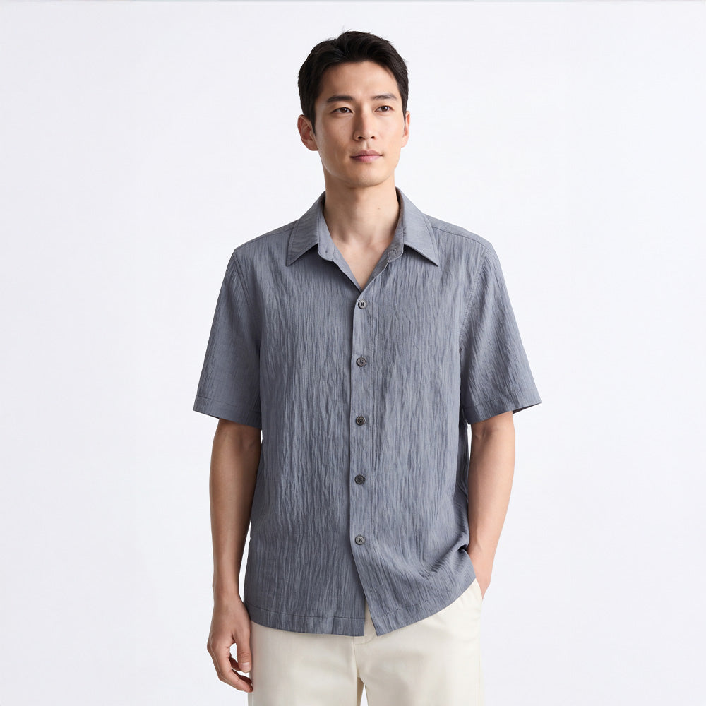 Taiyo - Camicia a maniche corte slim fit