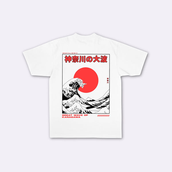 Kanagawa 2.0 - T-shirt japonais oversize