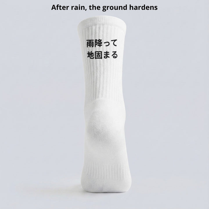 Ame futte ji katamaru - Socken