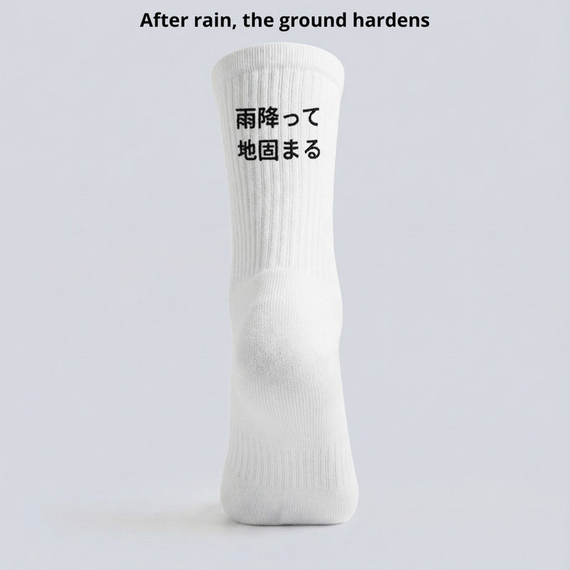 Ame futte ji katamaru - Socken