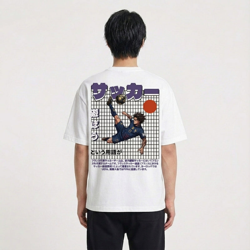 France World Cup 26 - Japanisches Oversize-T-Shirt
