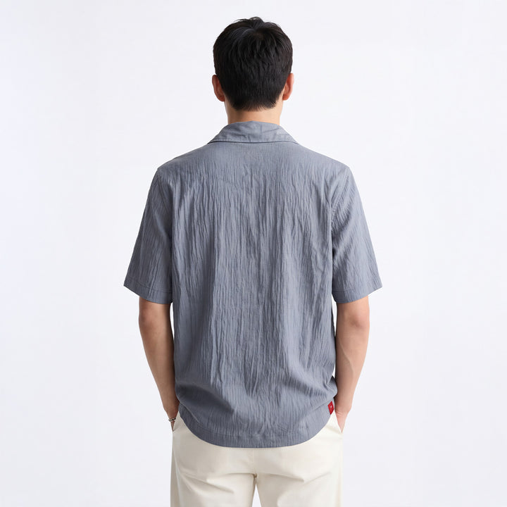 Taiyo - Camicia a maniche corte slim fit