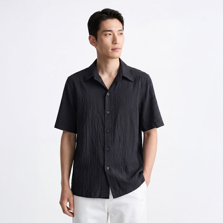 Taiyo - Camicia a maniche corte slim fit
