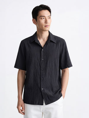 Taiyo - Slim fit overhemd met korte mouwen