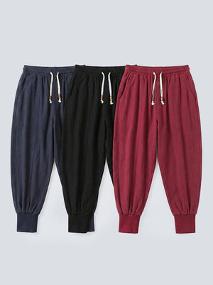Pacco da 3 x Riku - Pantaloni comodi harem in cotone