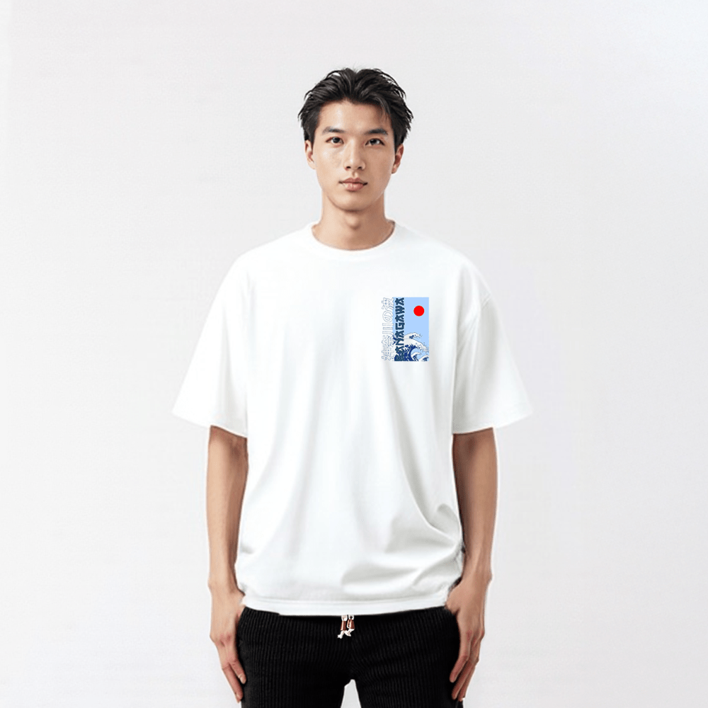 Kanagawa - Japanisches Oversize-T-Shirt