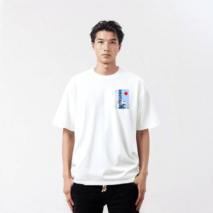 Kanagawa - Japanisches Oversize-T-Shirt
