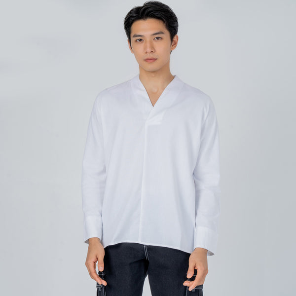 Jun - Chemise à manches longues en lin