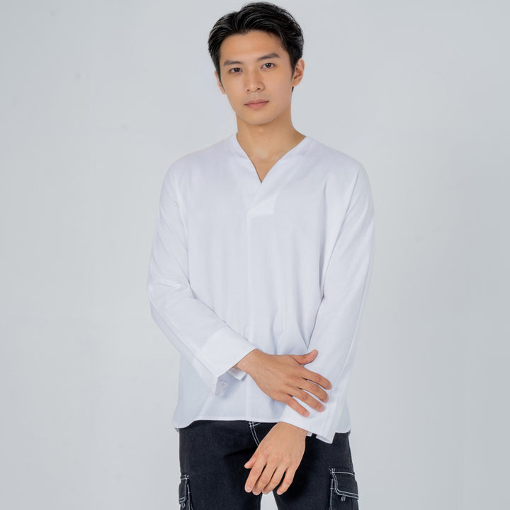 Jun - Camicia di lino a maniche lunghe