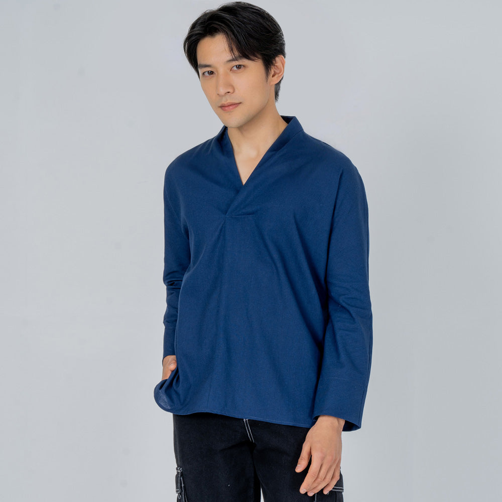 Jun - Camicia di lino a maniche lunghe