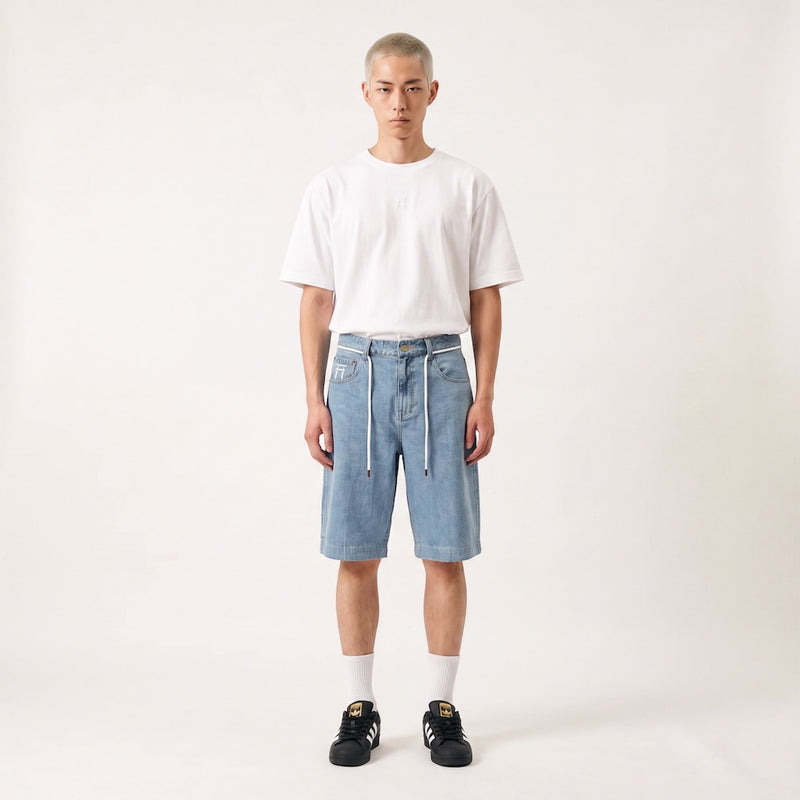 Aoi - Japanische Denim Bermuda