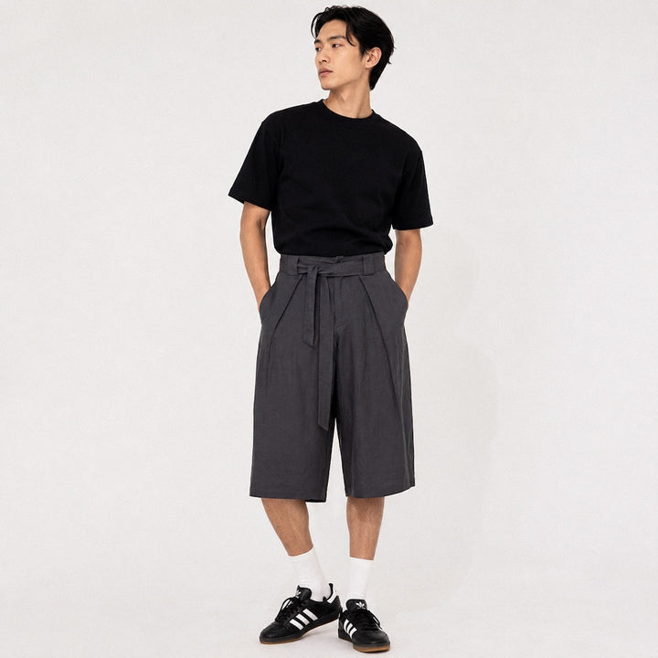 Kaze - Japanische Plissee-Shorts