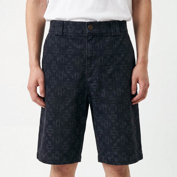 Sashi - Japanse Bermuda met Sashiko-print
