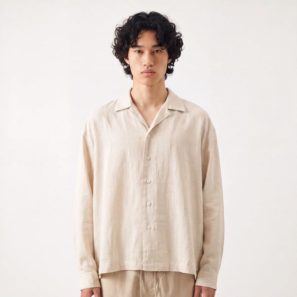 Suna - Japans Oversize Cropped Hemd