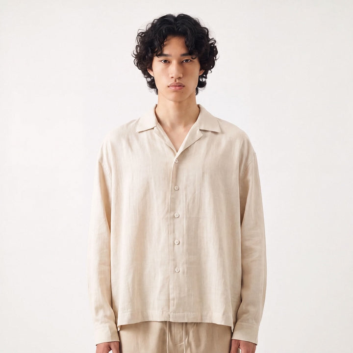 Suna - Japans Oversize Cropped Hemd