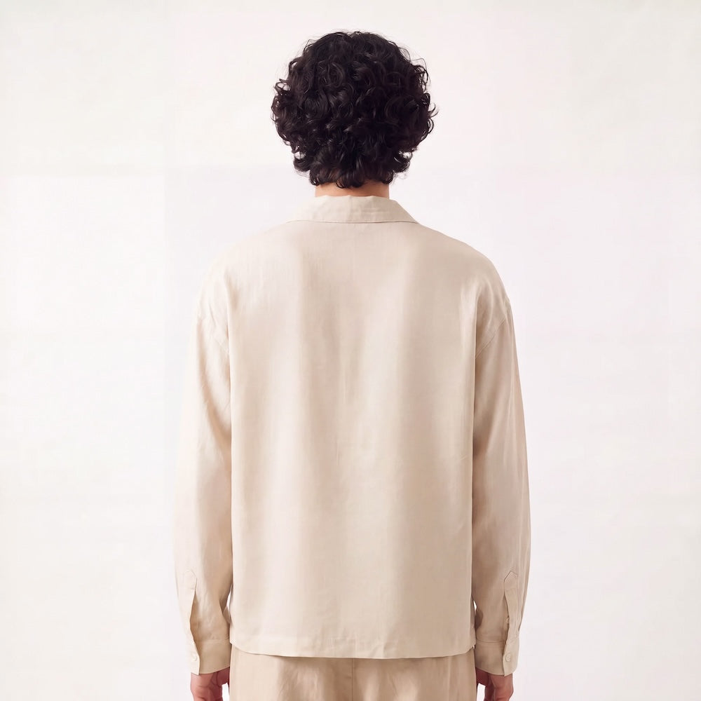 Suna - Japans Oversize Cropped Hemd