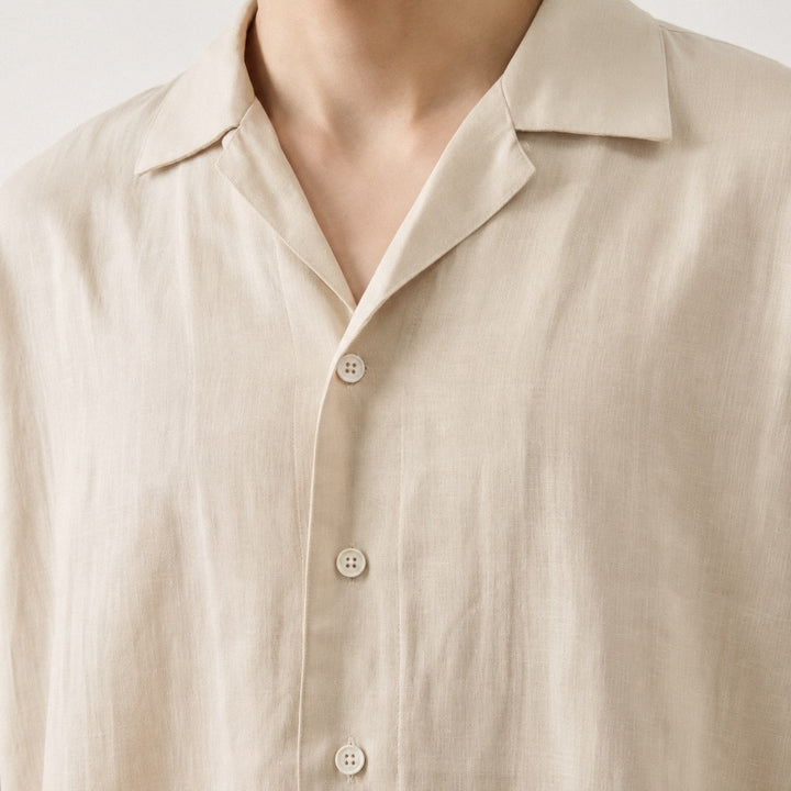Suna - Japans Oversize Cropped Hemd