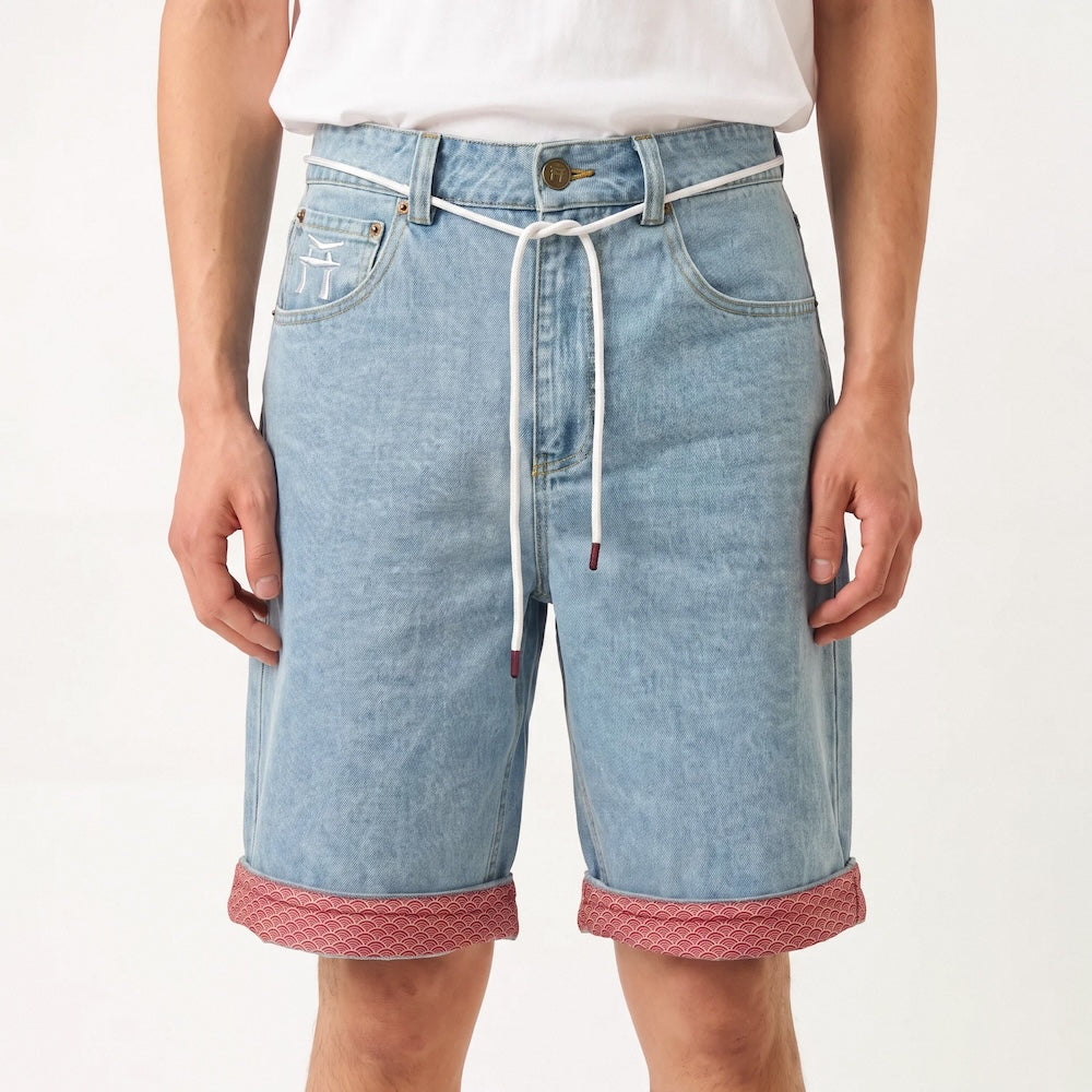 Aoi - Bermuda japonais en denim