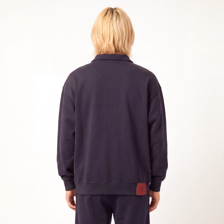 Shin - Half-Zip Relaxed Fit Sweatshirt