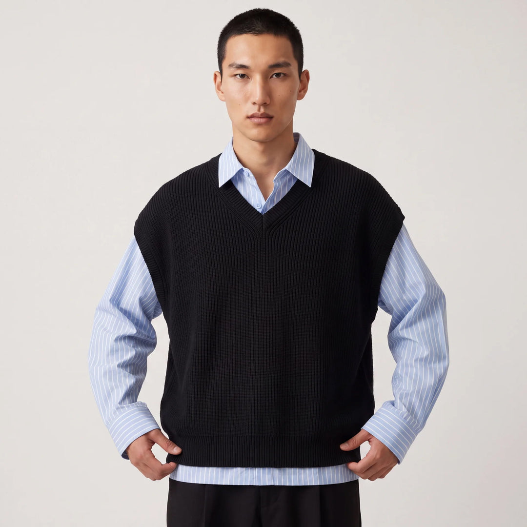 Kenji - Sleeveless Knit Pullover
