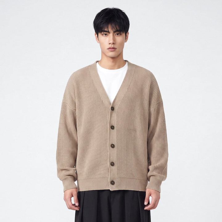 Sen - Oversize buttoned Knit Cardigan