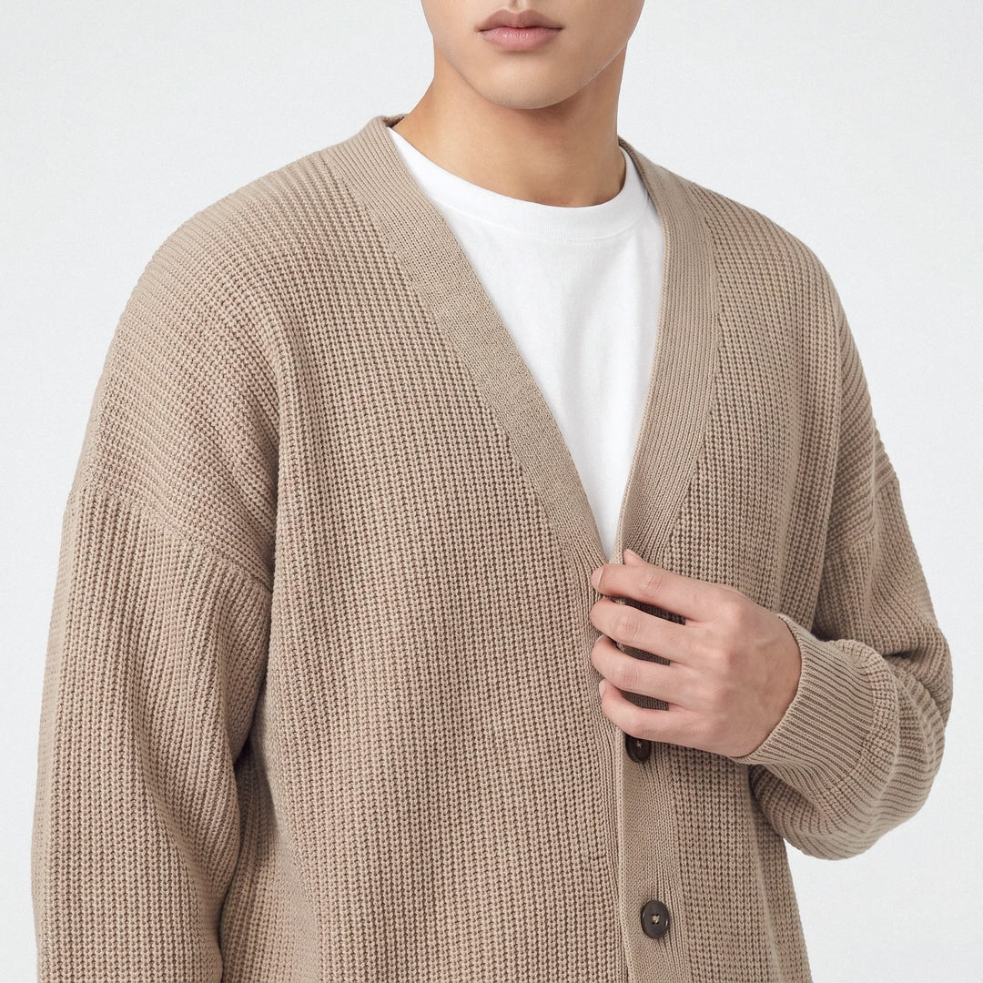 Sen - Oversize buttoned Knit Cardigan