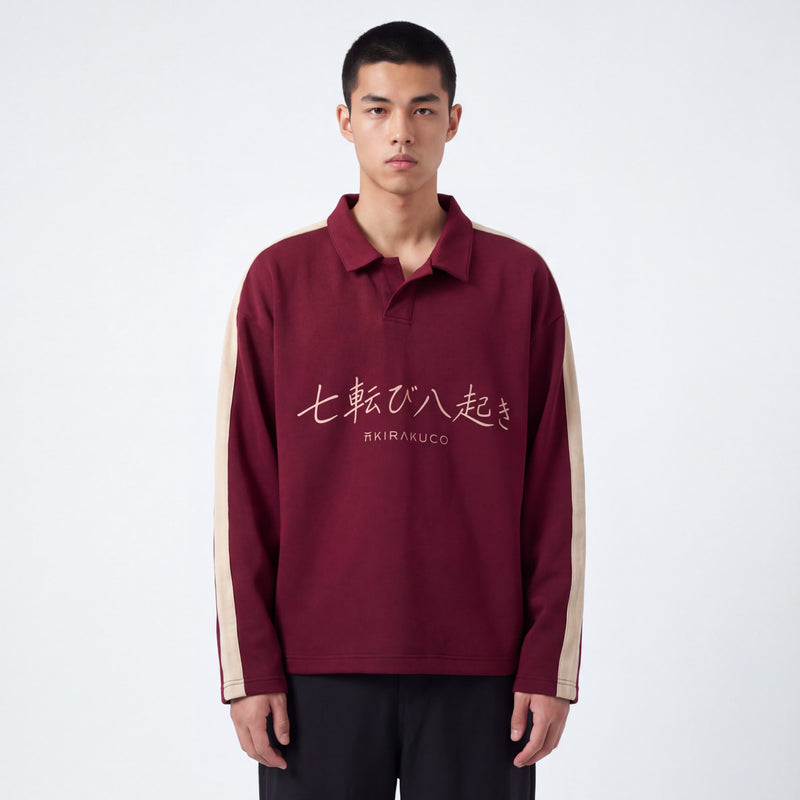 Ken - Poloshirt mit langen Ärmeln