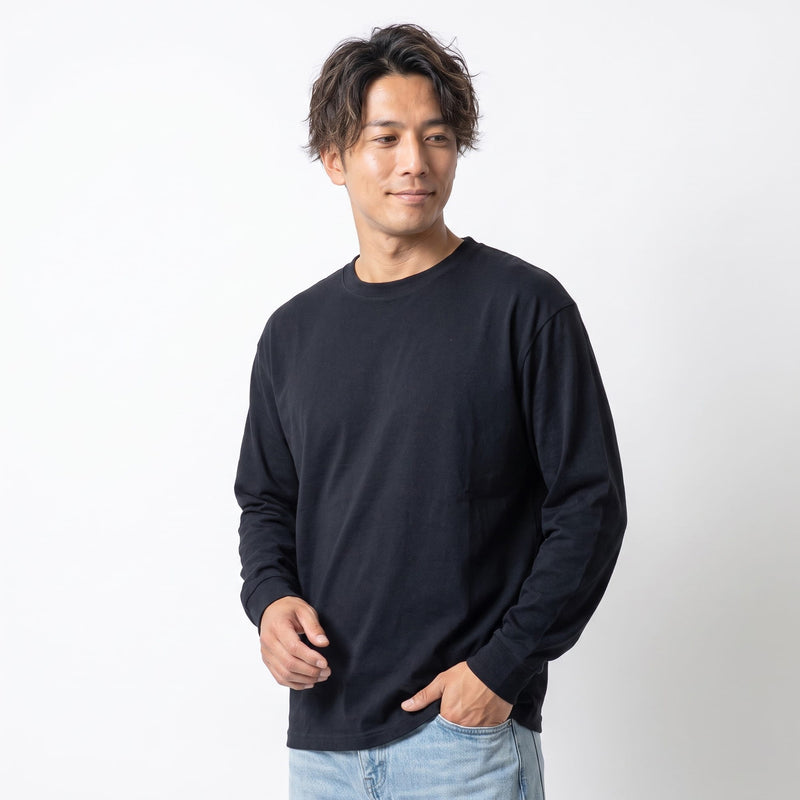 Takayama - Übergroßes T-Shirt mit langen Ärmeln (260GSM)