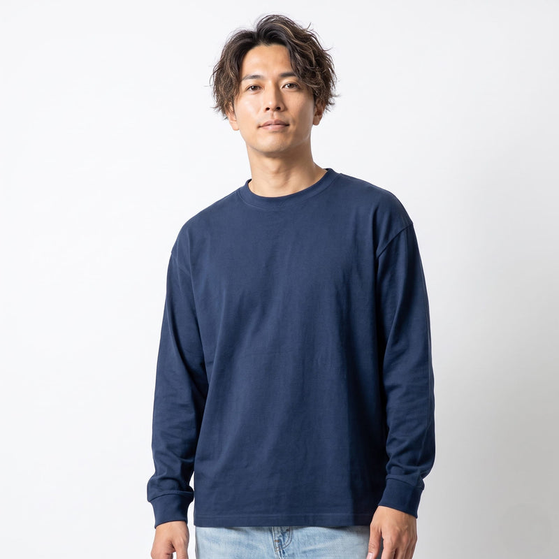 Takayama - Übergroßes T-Shirt mit langen Ärmeln (260GSM)
