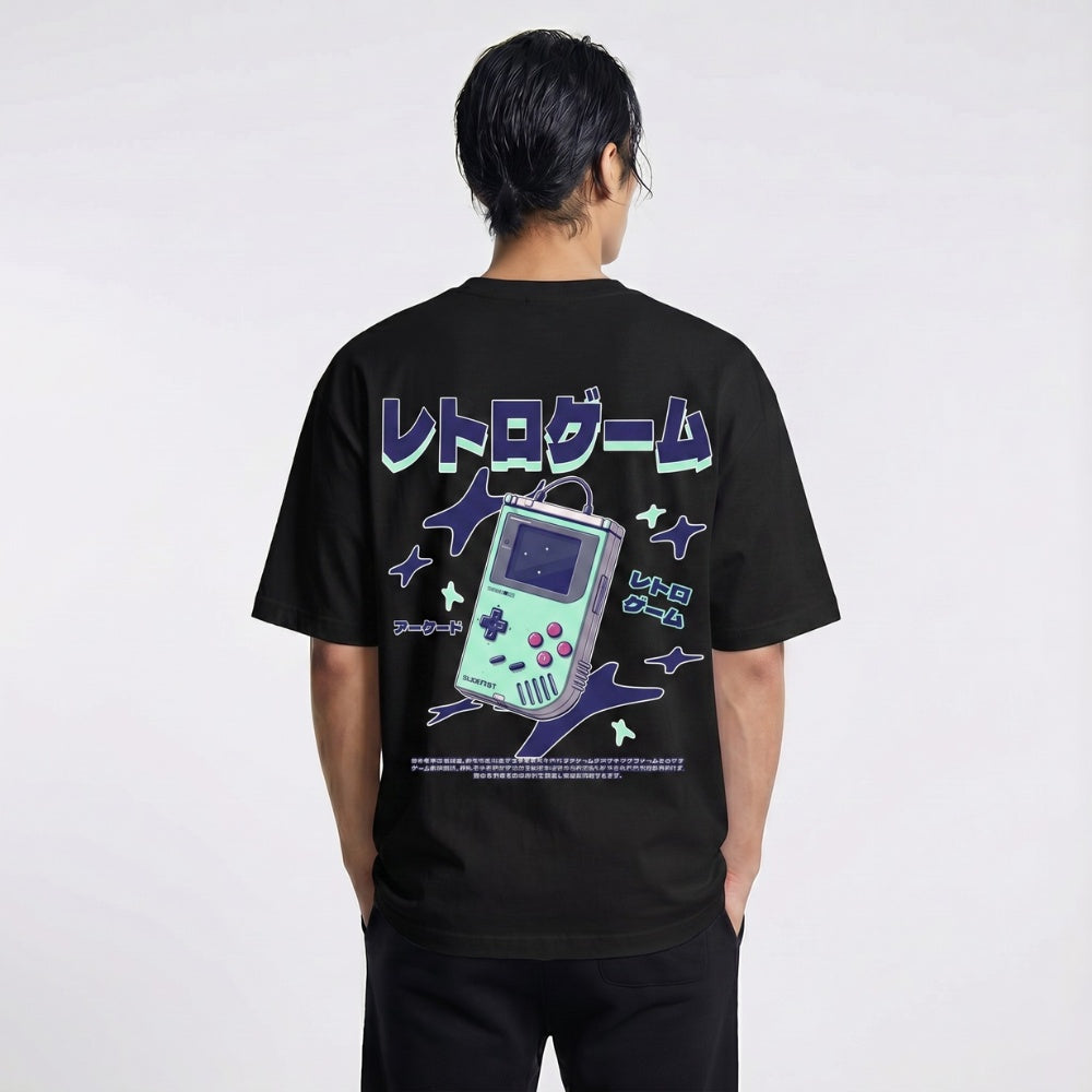 Retoro Gēmu - T-shirt giapponese oversize