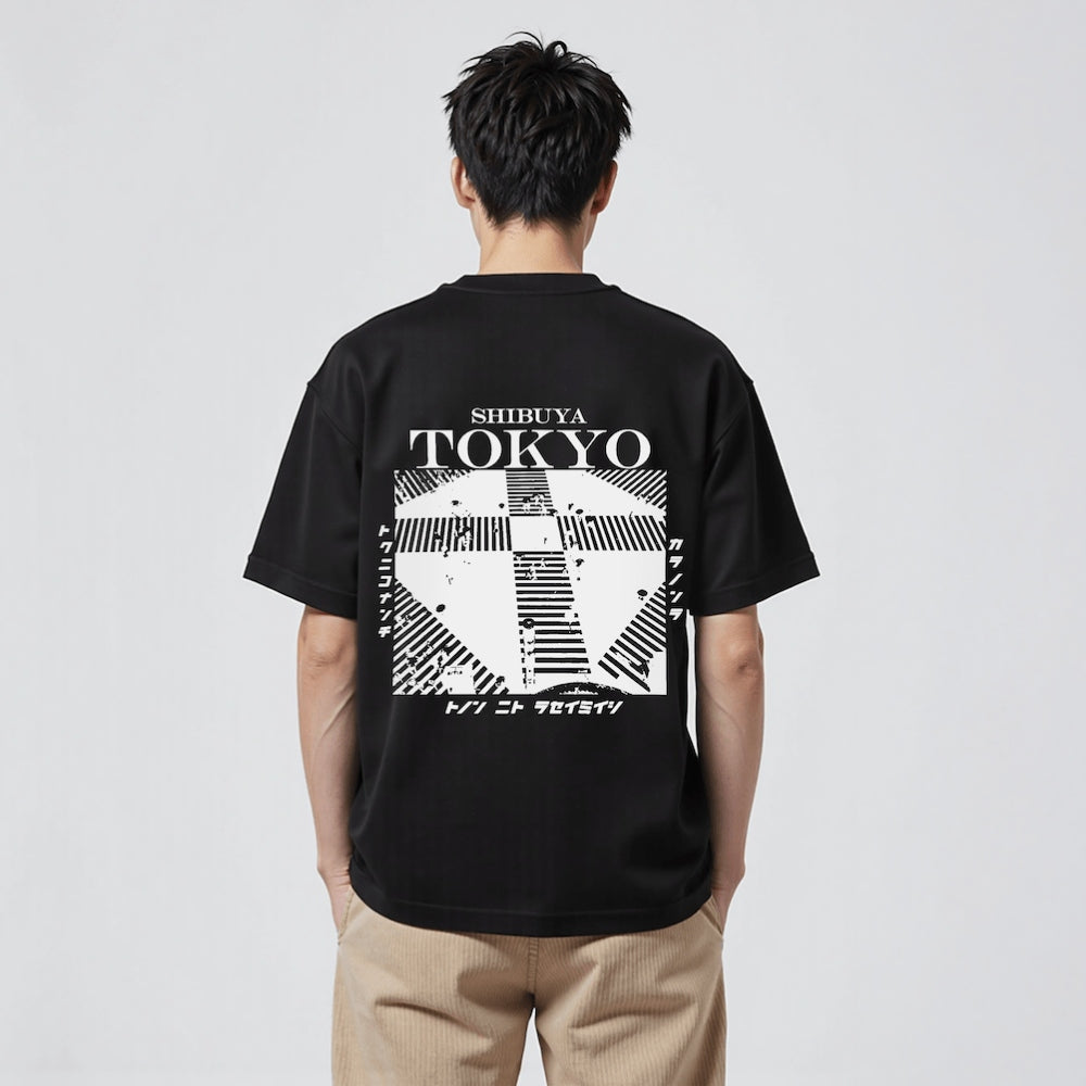 Shibuya - T-shirt giapponese oversize