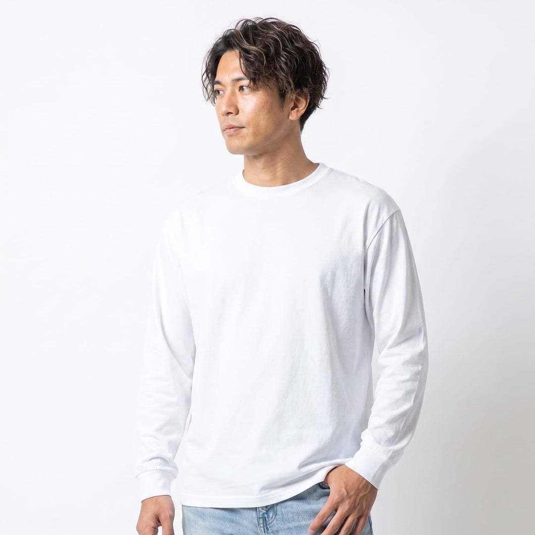Takayama - Übergroßes T-Shirt mit langen Ärmeln (260GSM)