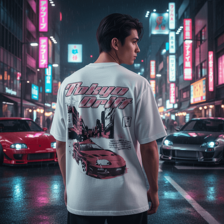 Tokyo Drift - Oversized Japans T-shirt