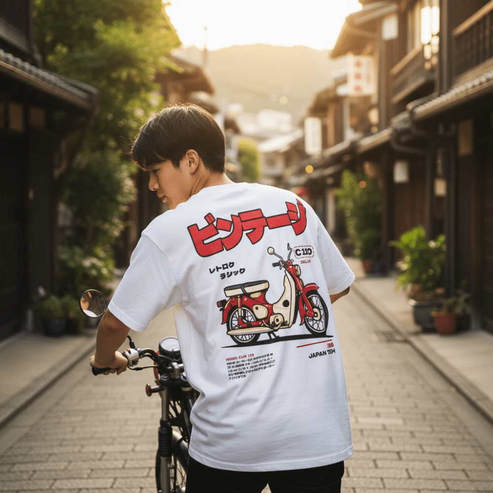 Super Cub - Japanese oversize T-shirt