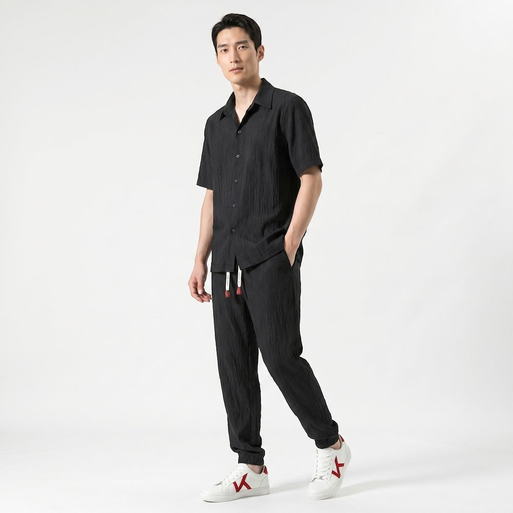 Taiyo - Slim Fit Kurzarmhemd