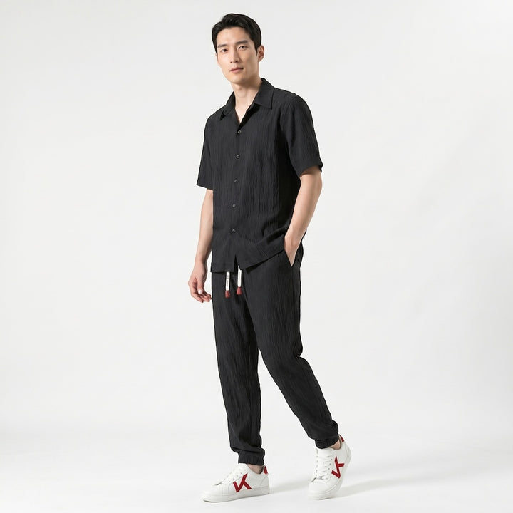 Taiyo - Slim Fit Kurzarmhemd