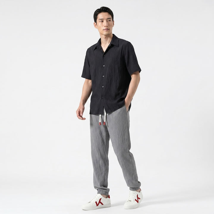 Taiyo - Slim Fit Kurzarmhemd
