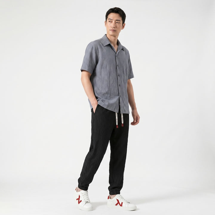 Taiyo - Slim Fit Kurzarmhemd