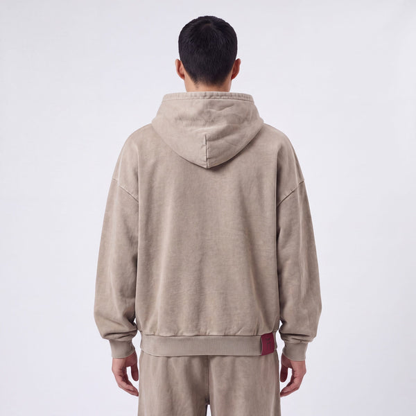 Fudo - Oversize Zip-Hoodie mit japanischem Print