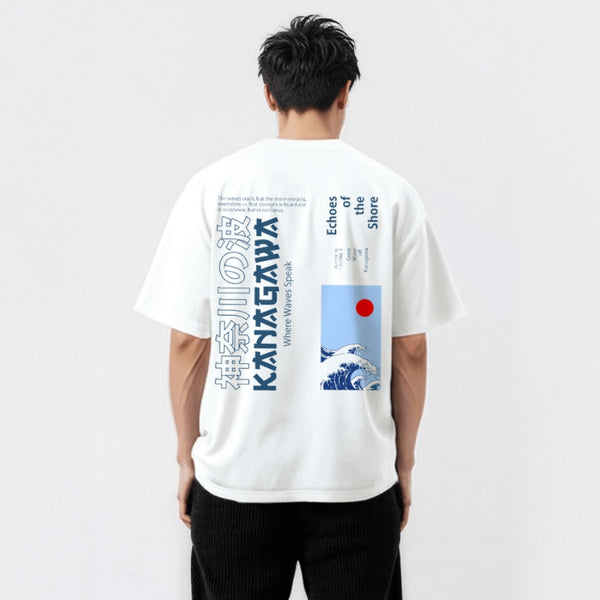 Kanagawa - Japanese oversized T-shirt
