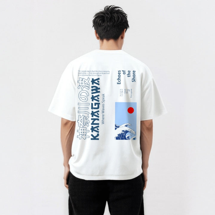 Kanagawa - Japanisches Oversize-T-Shirt