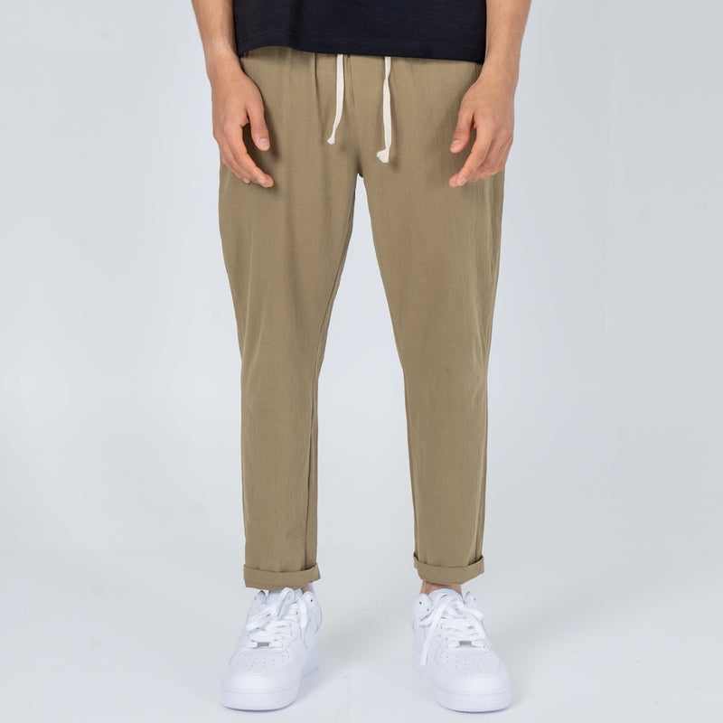 Kibo - Comfortabele lichtgewicht katoenen broek