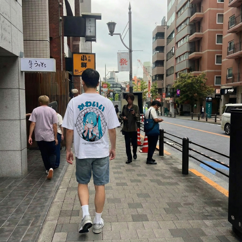 Kawaii - T-shirt giapponese oversize