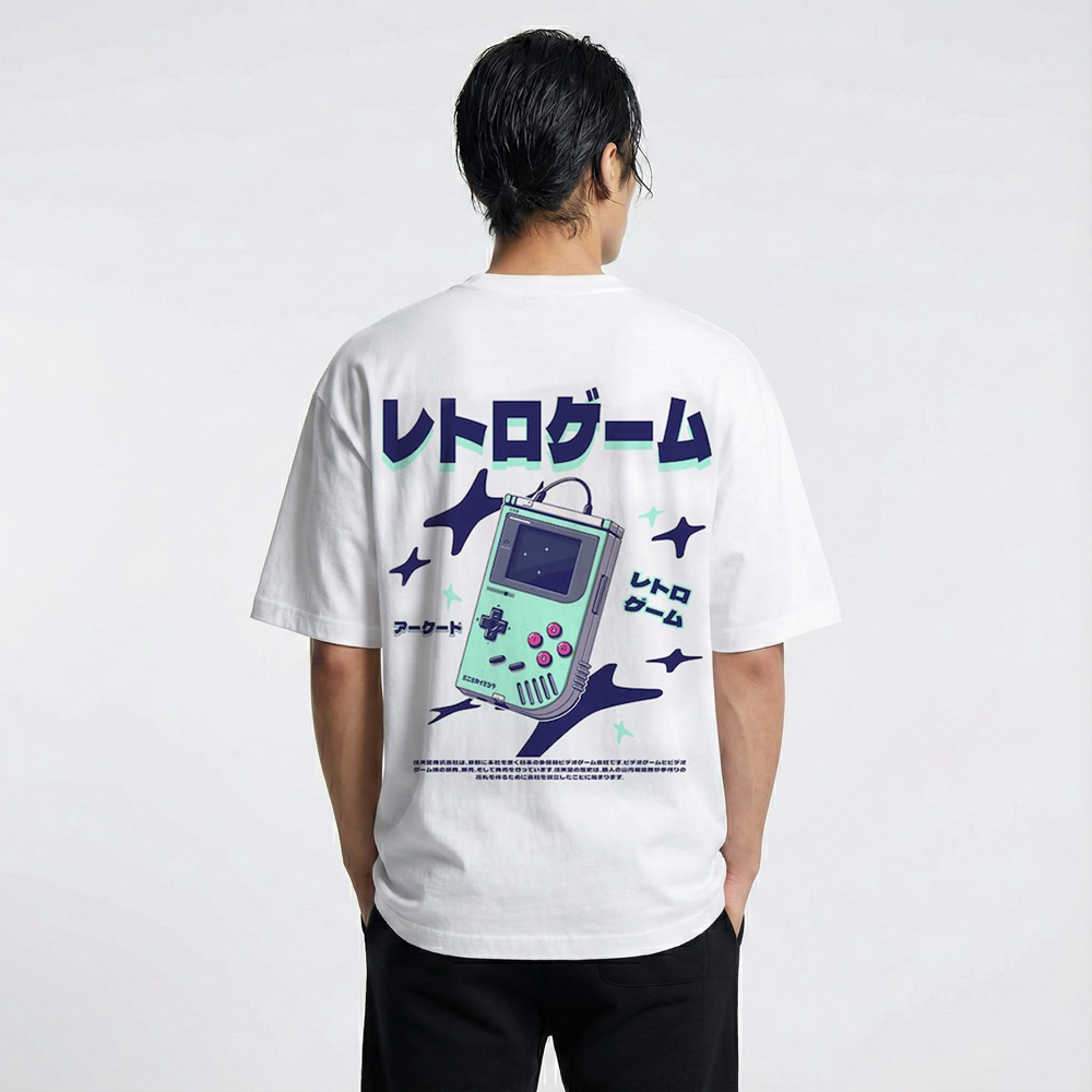 Retoro Gēmu - Oversized Japans T-shirt