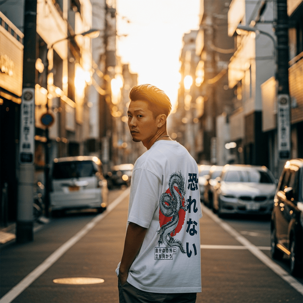 Ryū - Oversized Japans T-shirt
