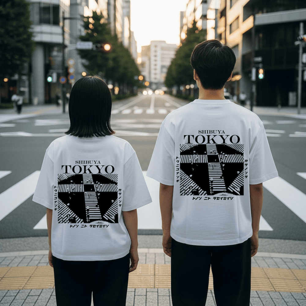 Shibuya - T-shirt giapponese oversize